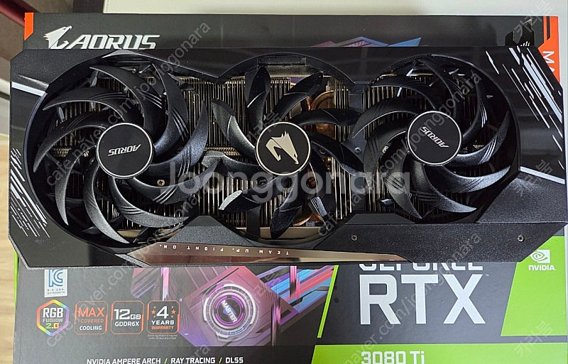 RTX 3080ti 어로스 마스터 12GB 팝니다.--1