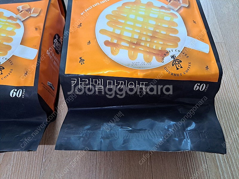 [일괄] 쟈뎅 까페모리 카라멜마끼아또 60개입 미개봉 ...--5