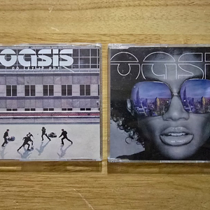 CD 음반 oasis 오아시스 싱글 2장