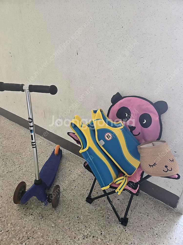 유아 상어 구명조끼+미니 마이크로 킥보드 외--0