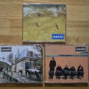 CD 음반 oasis 오아시스 싱글 3장