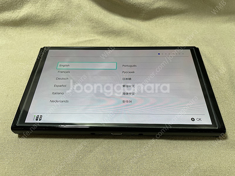 닌텐도 스위치 OLED 젤다 왕국의눈물 에디션 본체 +...--8