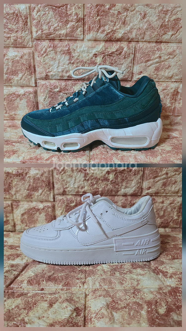 NIKE 나이키 여성 235mm 운동화 2종 각--0