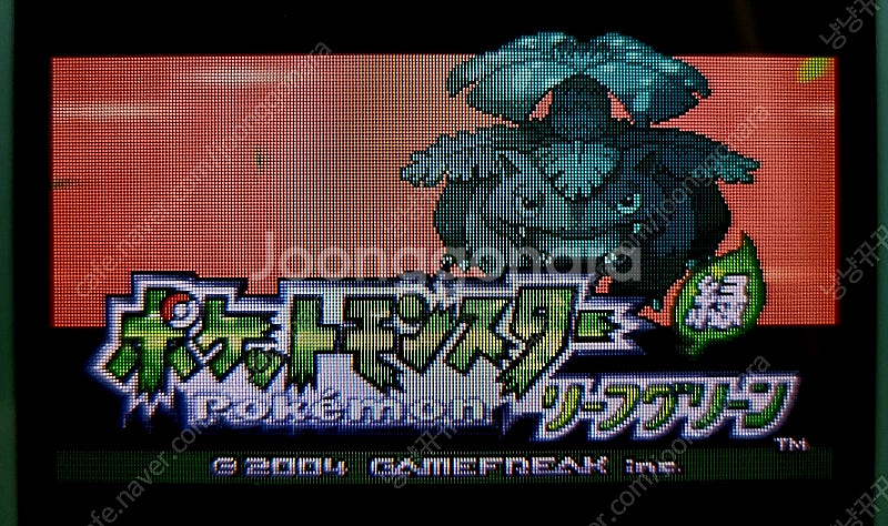 포켓몬스터 GBA 리프그린 일본판 게임칩 알팩 알칩--1