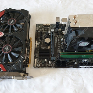 인텔 6세대 i7급 CPU+메인보드+그래픽카드