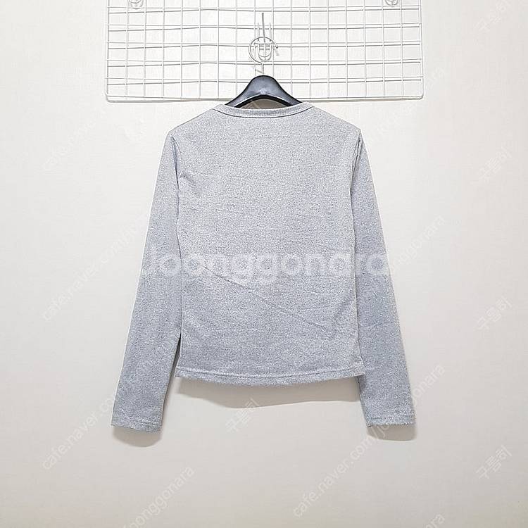 여성 라운드넥 슬림핏 긴팔 티셔츠 화이트 블랙 브라운 ...--4