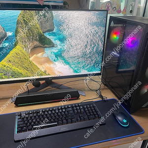 7500F RTX4070 SUPER 본체 32인치 2K 144Hz 모니터 풀셋