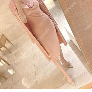 (새상품) 라플라 레이디 원피스 미디 ver 가디건 세트 베이비 핑크 더로랑 더마농 레티 첼라 자체제작 라비수