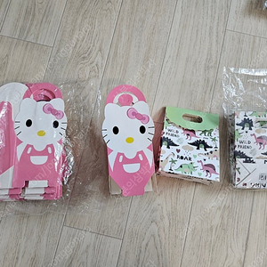 키티와 공룡 DIY선물박스 포장봉투