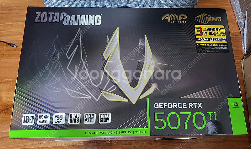 ZOTAC GAMING 지포스 RTX 5070TI AM...--0