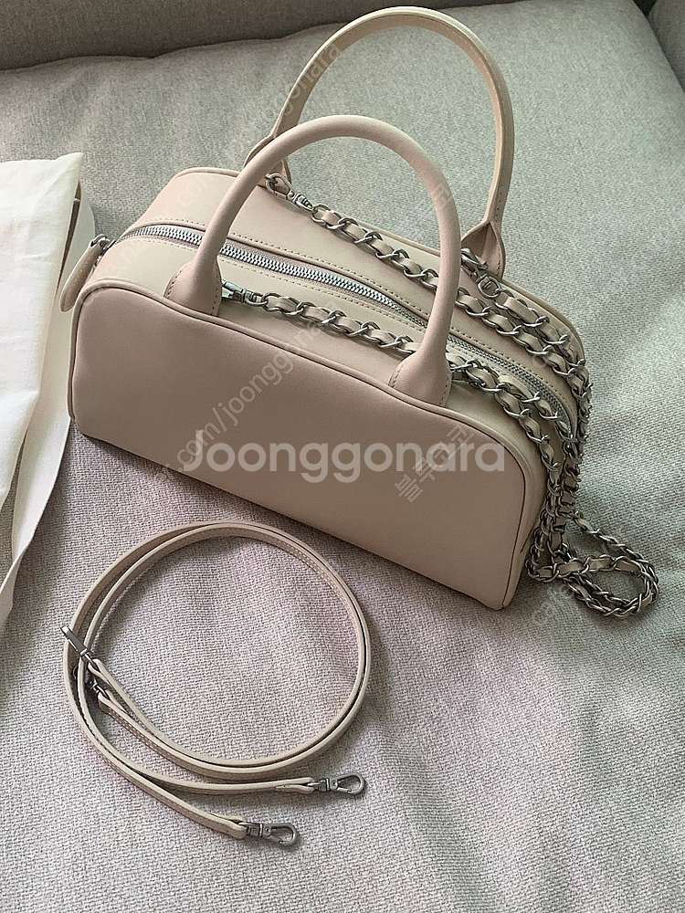 시에 틸다 체인 볼링백 크림 베이지--0