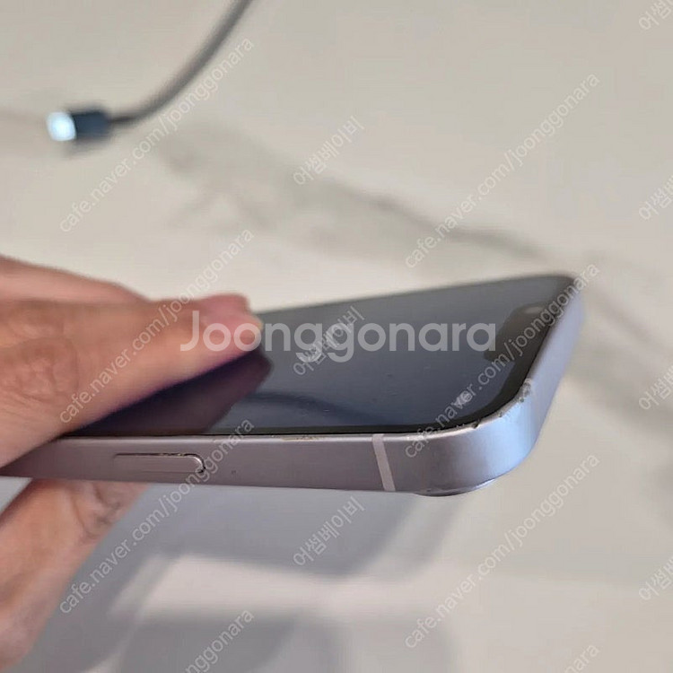 아이폰14 퍼플 128기가 배터리효율 85--2