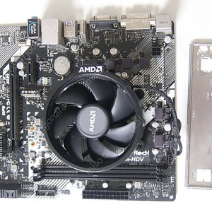라이젠 2200g cpu , asrock a320m-hdv 보드 -세트