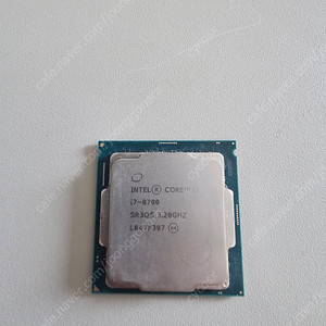 i7 8700 cpu 팝니다