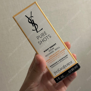 [새상품] 입생로랑 퓨어샷 나이트 리부트 세럼 리필 30ml