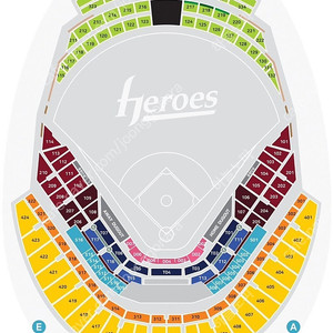8월 26일 27일 28일 화수목 고척 한화 VS 키움 1루 3루 내야 외야 4층지정석 2연석 4연석 판매