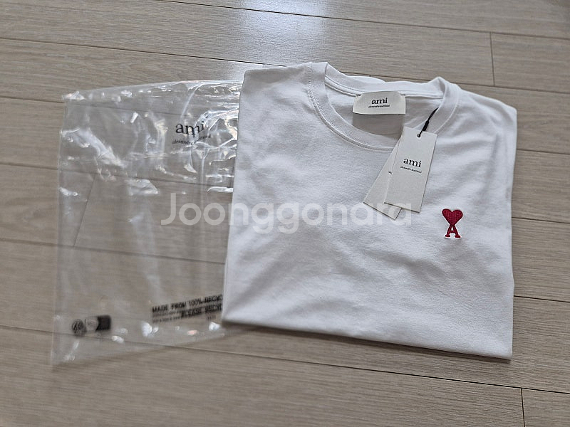 정가 245,000원 미착용 새제품 정품 아미 스몰하트...--2