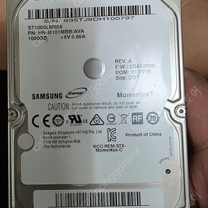2.5 Inch SSD 노트북용 하드디스크 판매합니다.