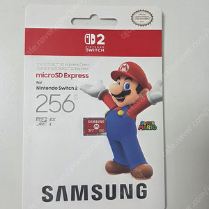 스위치2 메모리카드 마이크로SD 익스프레스256GB 판매합니다