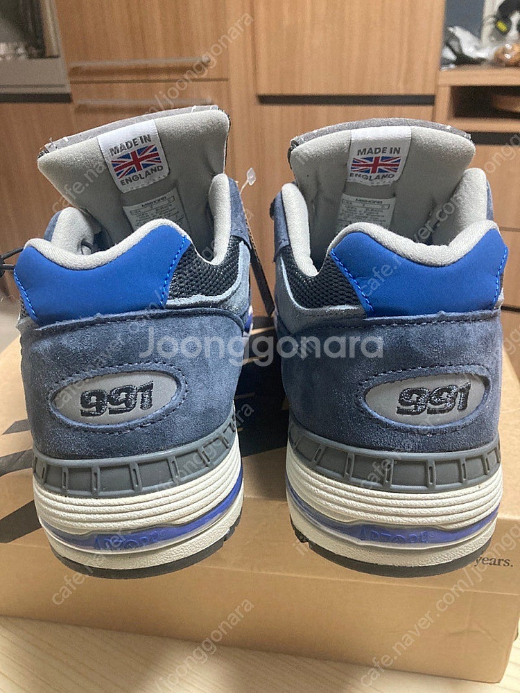 뉴발란스 991 UK 그레이 블루 270 사이즈. M9...--3