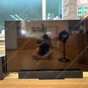 삼성 65인치 tv 플래그쉽 모델 팔아요(정품 사운드바, 우퍼 풀세트)
