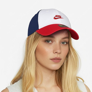 (초레어) NIKE 나이키 헤리티지86 레드/네이비/화이트 볼캡 모자
