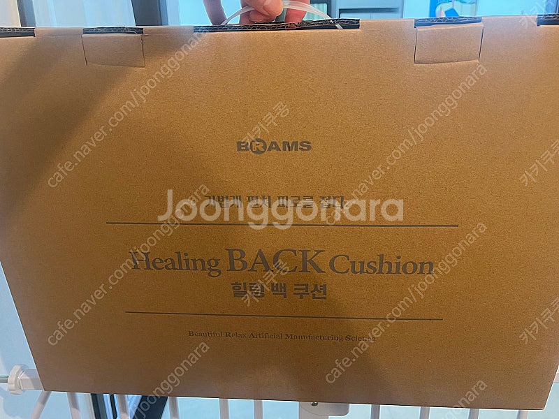 브람스 힐링백쿠션(마사지기) 팝니다.--1