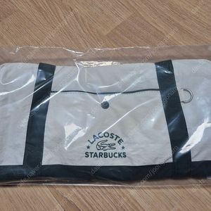 스타벅스 라코스테 가방 그린