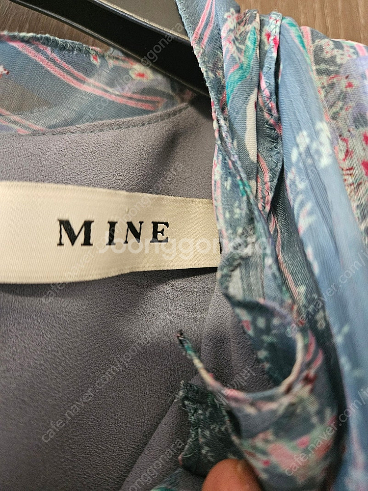 MINE 마인 플라워 롱 원피스 새제품. (55~ 날씬...--1