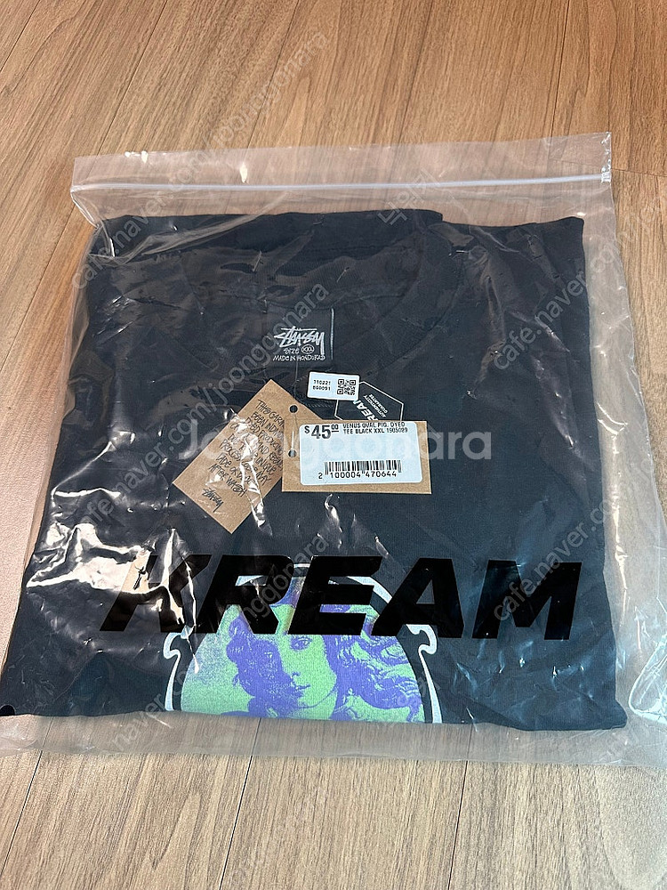 스투시 비너스 오발 피그먼트 반팔 티셔츠 블랙 2XL ...--2