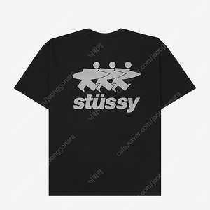 스투시 서프워크 피그먼트 다이드 반팔 티셔츠 블랙 XXL 2XL