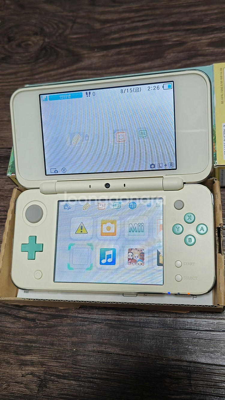 New 닌텐도 2DS XL 튀동숲 에디션 A+급--2
