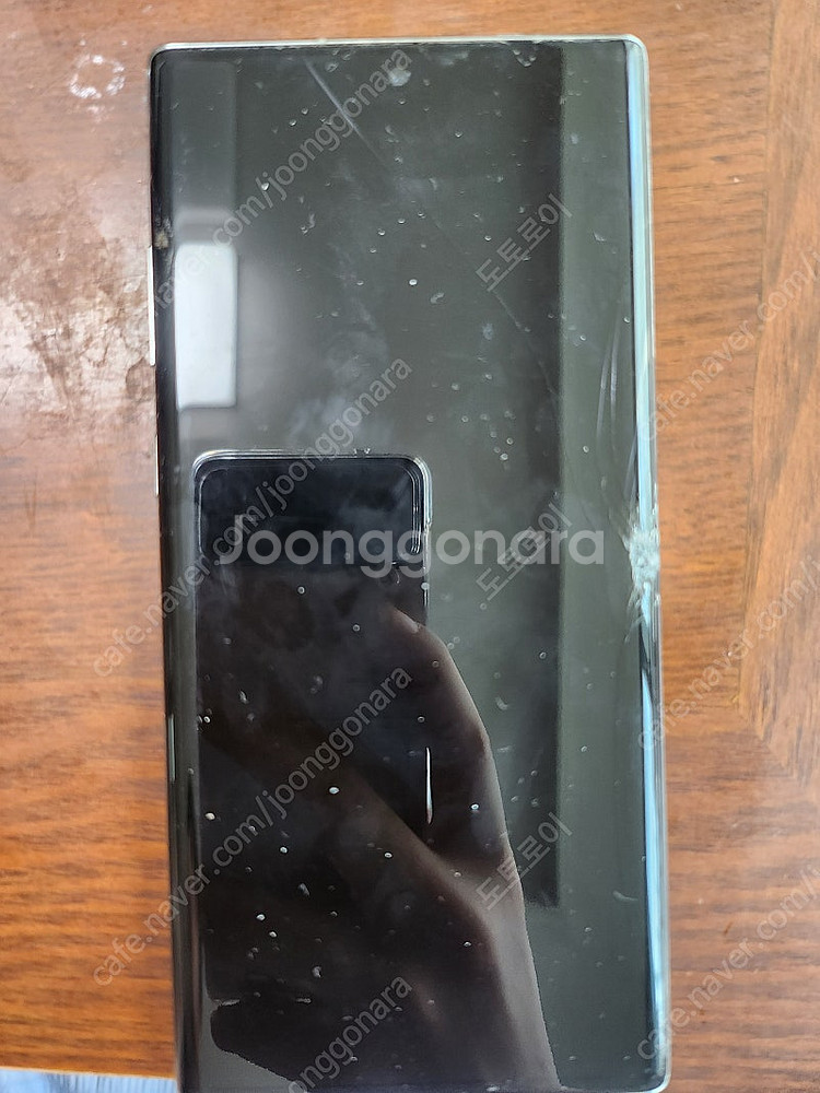 삼성 갤럭시노트10+(플러스) 아우라글로우 스마트폰 부품용 판매합니다(화면완파)--1