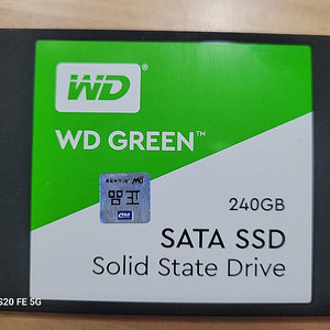 컴퓨터 WD SSD 240GB 1만7천 급처