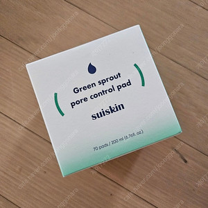 수이스킨 어린 새싹 포어 컨트롤 패드 70매 새상품