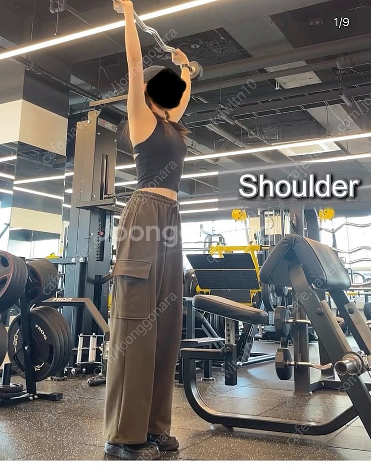 온리솔(쁘띠쥬) 와이드 트레이닝 바지 헬스--0