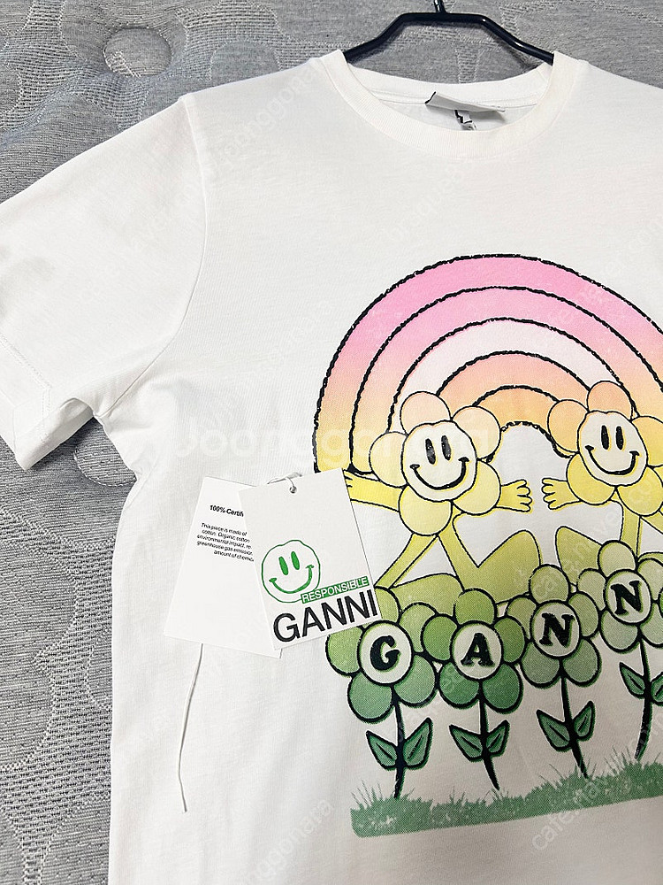 가니 ganni 무지개 티셔츠 s--1