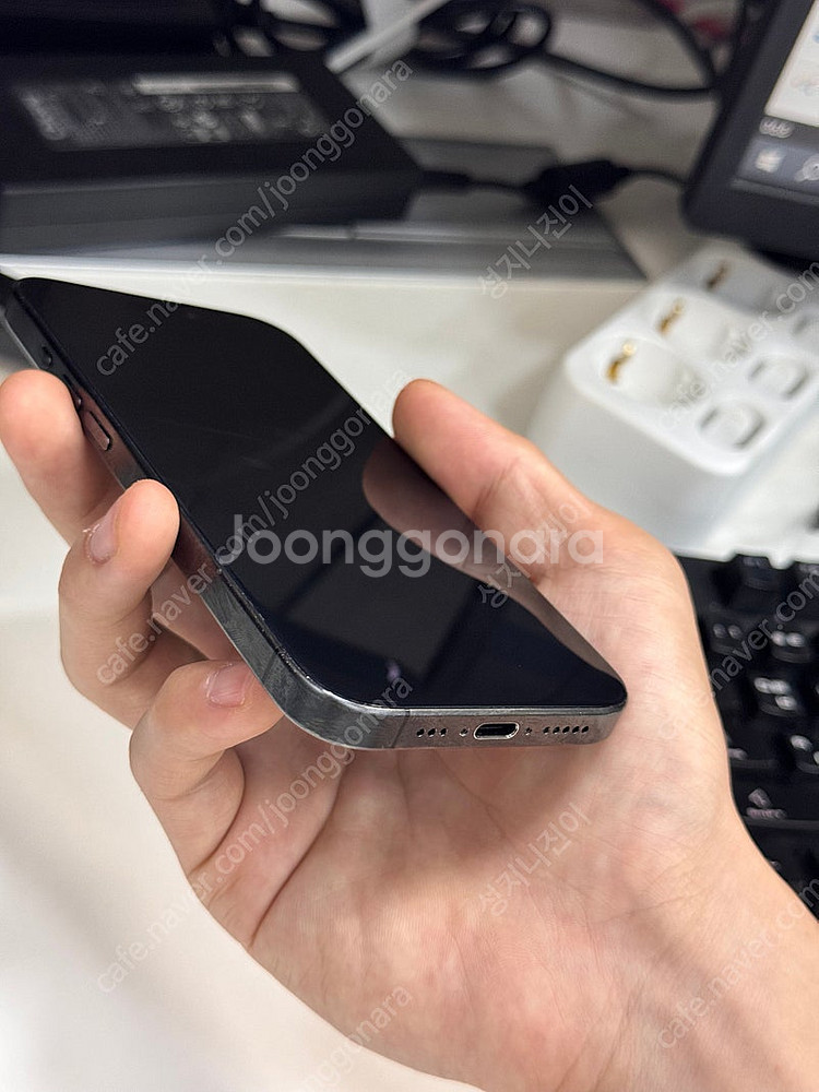 아이폰15프로 블랙 256GB +애플케어포함--5