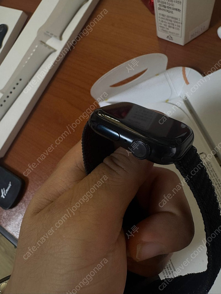 애플워치9 41mm 미드나잇 gps모델 팝니다--6