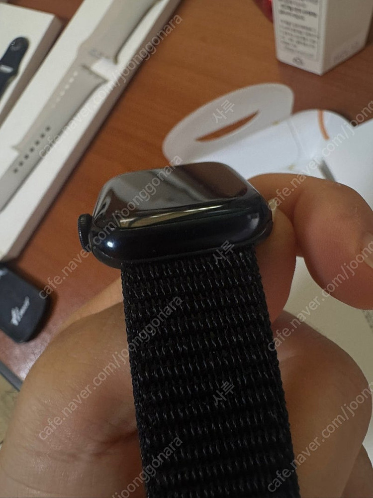 애플워치9 41mm 미드나잇 gps모델 팝니다--7