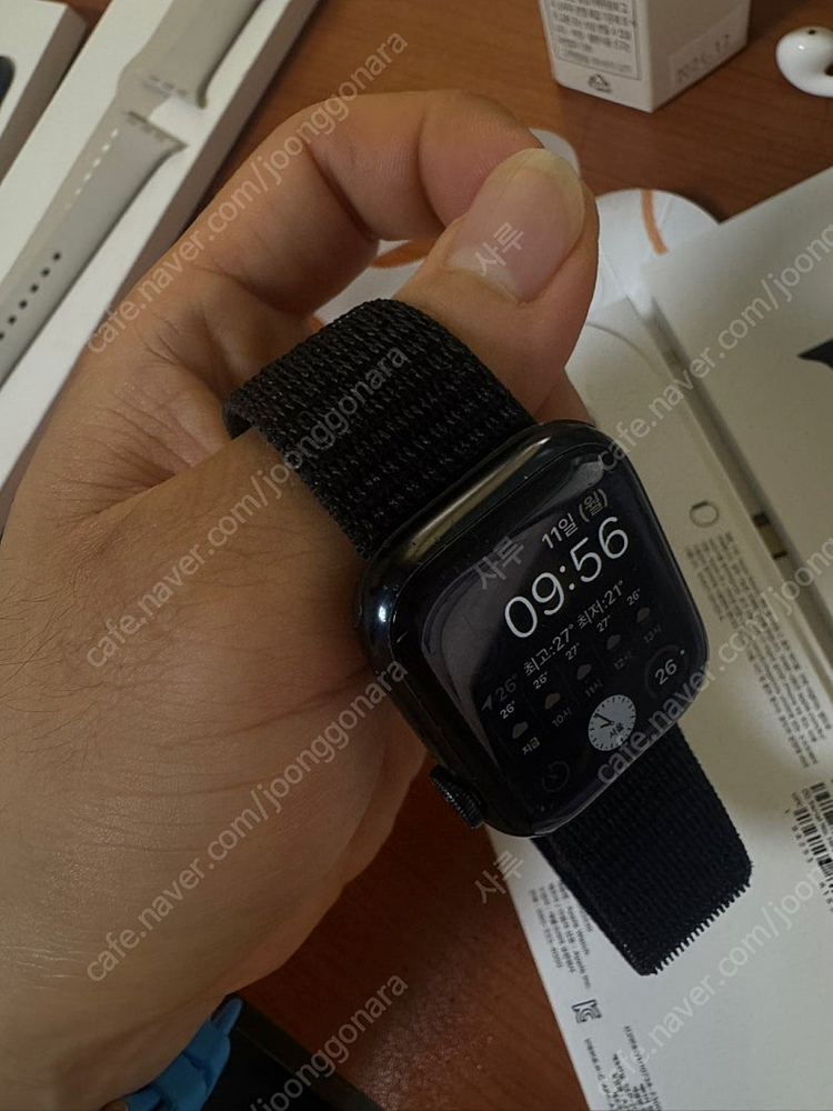 애플워치9 41mm 미드나잇 gps모델 팝니다--8