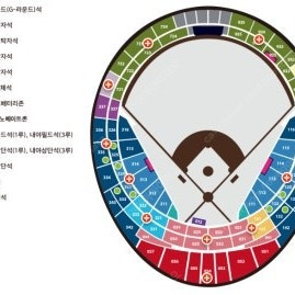 <원가>8월29일 롯데 두산 1루 내야필드석 115블럭