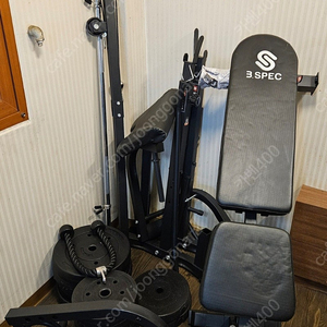 대전 - 디럭스벤치프레스 80kg , 건강한형제 치닝디핑 , 큰거울