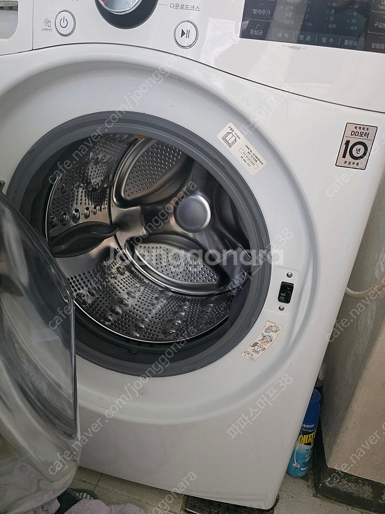 LG 트롬 세탁기 21kg (F21WDU) 와 건조기 ...--2