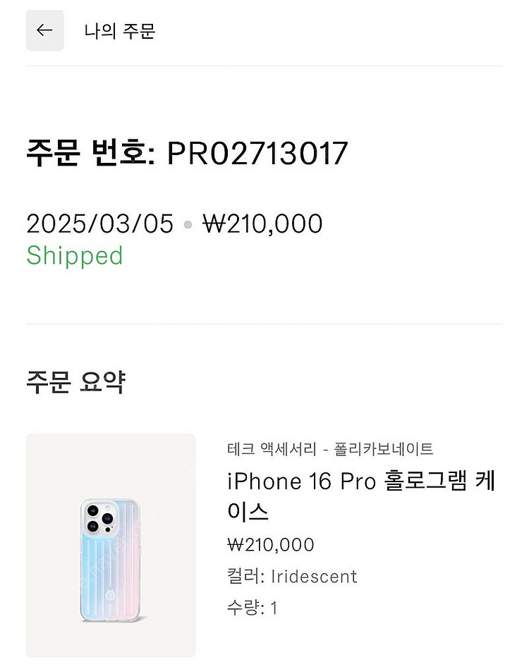 리모와 16Pro 홀로그램케이스--4