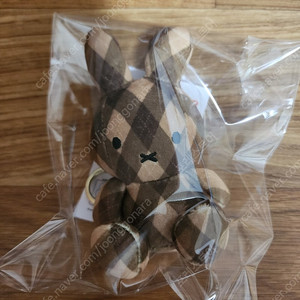 모카체크 미피 인형 키링