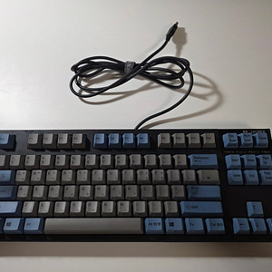 리얼포스R2 TKL 저소음 토프레 무접점 풀윤활 45g 블루그레이 키보드 싸게 드려요