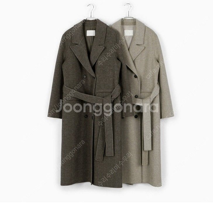 로렌하이 프리미엄 롱 핸드메이드 코트--0
