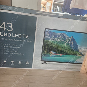 43인치 UHD LED TV (미개봉)