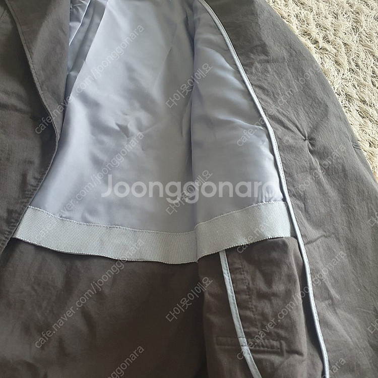 한섬 sjsj 트렌치 코트 자켓--3
